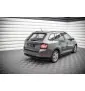 Arriere Splitter (avec une barre verticale) Skoda Fabia Combi Mk3 Facelift