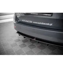 Arriere Splitter (avec une barre verticale) Skoda Fabia Combi Mk3 Facelift