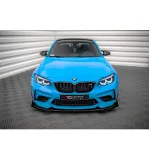 Street Pro Lame Du Pare-Chocs Avant V.1 + Flaps BMW M2 Competition F87