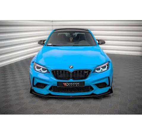 Street Pro Lame Du Pare-Chocs Avant V.1 + Flaps BMW M2 Competition F87