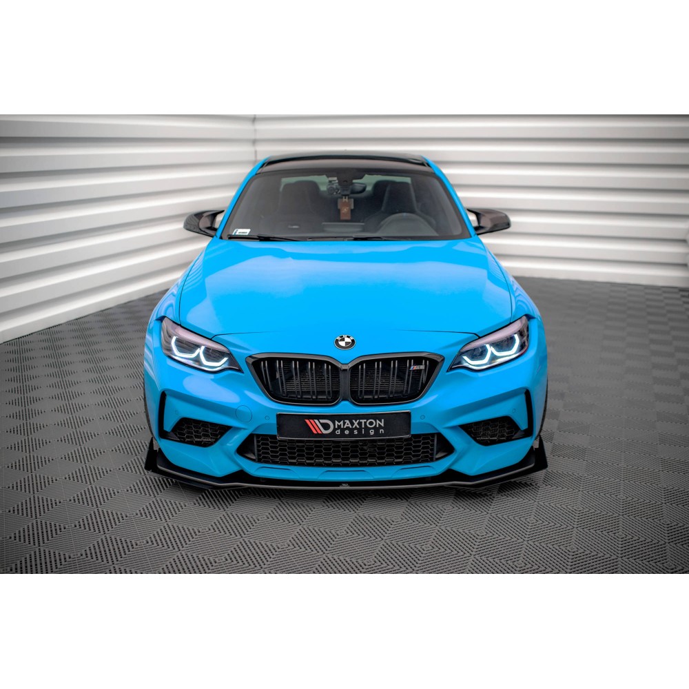 Street Pro Lame Du Pare-Chocs Avant V.1 + Flaps BMW M2 Competition F87
