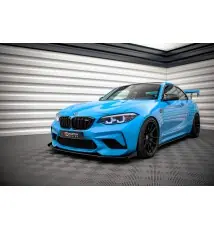 Street Pro Lame Du Pare-Chocs Avant V.1 + Flaps BMW M2 Competition F87