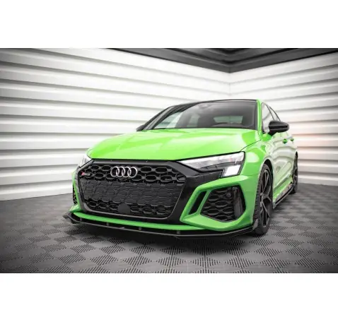 Street Pro Lame Du Pare-Chocs Avant V.1 + Flaps Audi RS3 8Y