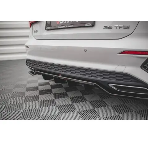 Arriere Splitter (avec une barre verticale) Audi A3 S-Line Sportback 8Y