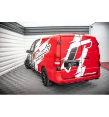 Arriere Splitter (avec une barre verticale) Mercedes-Benz Vito Long / V Long W447 Facelift