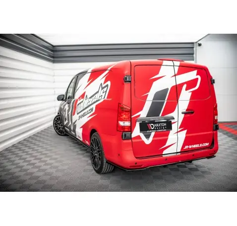 Arriere Splitter (avec une barre verticale) Mercedes-Benz Vito Long / V Long W447 Facelift