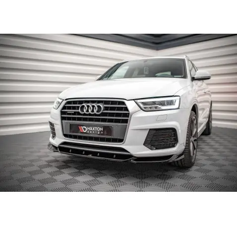 Lame Du Pare-Chocs Avant V.1 Audi Q3 Sport 8U Facelift Lame Du Pare-Chocs Avant V.1 Audi Q3 Sport 8U Facelift