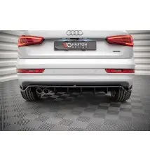Arriere Splitter (avec une barre verticale) Audi Q3 Sport 8U Facelift