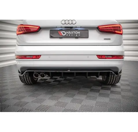 Arriere Splitter (avec une barre verticale) Audi Q3 Sport 8U Facelift