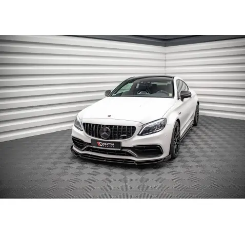 Lame Du Pare-Chocs Avant V.2 Mercedes-AMG C63 Coupe AMG Aero Pack C205 Facelift