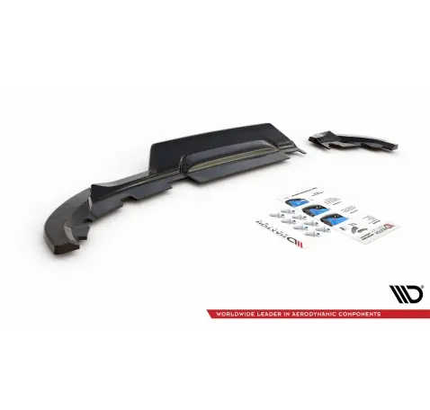 Arriere Splitter (avec une barre verticale) Renault Clio Mk5