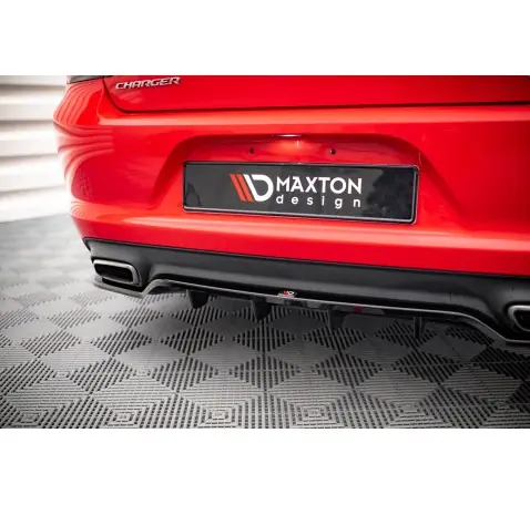 Arriere Splitter (avec une barre verticale) Dodge Charger RT Mk7 Facelift