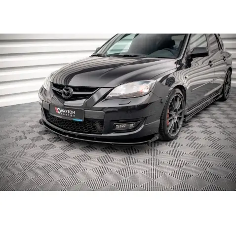 Street Pro Lame Du Pare-Chocs Avant V.1 + Flaps Mazda 3 MPS Mk1