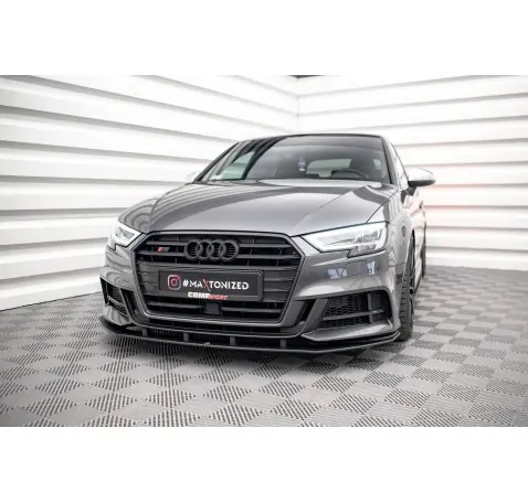 Street Pro Lame Du Pare-Chocs Avant Audi S3 / A3 S-Line Sportback 8V Facelift