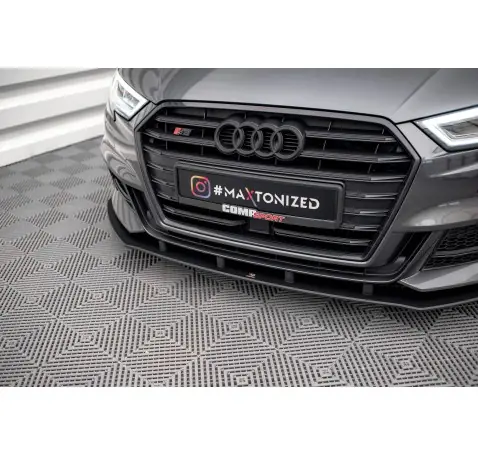 Street Pro Lame Du Pare-Chocs Avant Audi S3 / A3 S-Line Sportback 8V Facelift