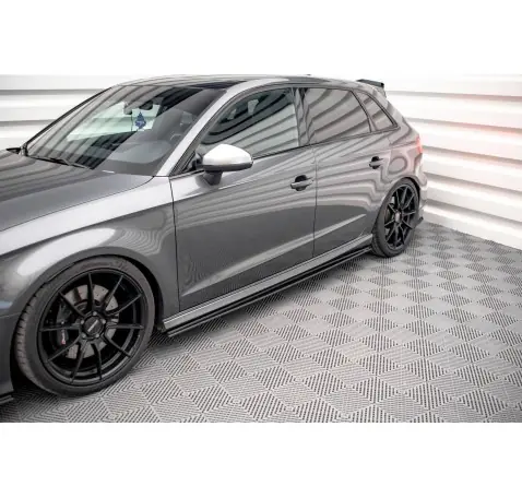 Street Pro Rajouts Des Bas De Caisse Audi S3 / A3 S-Line Sportback 8V Facelift