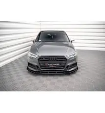 Street Pro Lame Du Pare-Chocs Avant V.1 + Flaps Audi S3 / A3 S-Line Sportback 8V Facelift