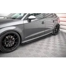 Street Pro Rajouts Des Bas De Caisse + Flaps Audi S3 / A3 S-Line Sportback 8V Facelift