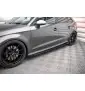 Street Pro Rajouts Des Bas De Caisse + Flaps Audi S3 / A3 S-Line Sportback 8V Facelift