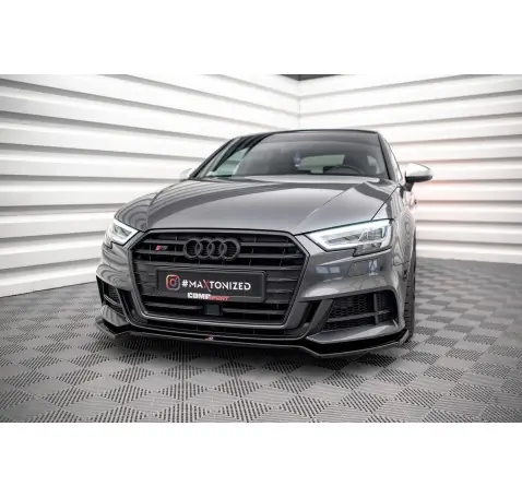 Lame Du Pare-Chocs Avant V.2 Audi S3 / A3 S-Line Sportback 8V Facelift Lame Du Pare-Chocs Avant V.2 Audi S3 / A3 S-Line Sportback 8V Facelift