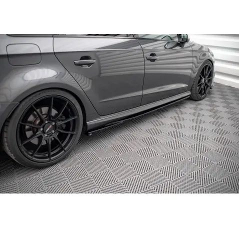 Rajouts Des Bas De Caisse V.2 Audi S3 / A3 S-Line Sportback 8V / 8V Facelift