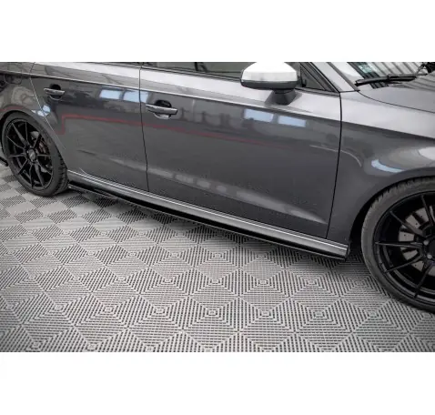 Rajouts Des Bas De Caisse V.2 Audi S3 / A3 S-Line Sportback 8V / 8V Facelift