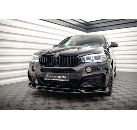 Lame Du Pare-Chocs Avant V.3 BMW X6 M-Pack F16 Lame Du Pare-Chocs Avant V.3 BMW X6 M-Pack F16