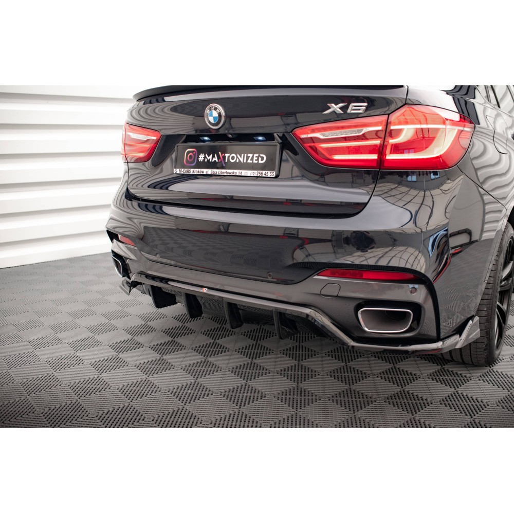 Arriere Splitter (avec une barre verticale) BMW X6 M-Pack F16