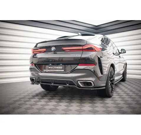 Arriere Splitter (avec une barre verticale) V.3 BMW X6 M-Pack G06