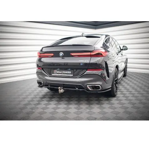 Arriere Splitter (avec une barre verticale) V.3 BMW X6 M-Pack G06