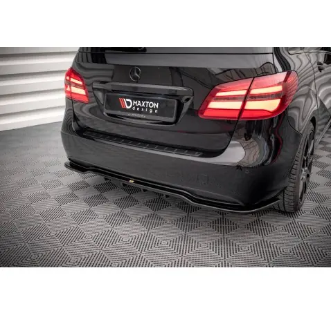 Arriere Splitter (avec une barre verticale) Mercedes-Benz B W246 Facelift Arriere Splitter (avec une barre verticale) Mercedes-Benz B W246 Facelift