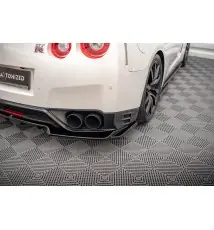 Arriere Splitter (avec une barre verticale) Nissan GTR R35 Facelift