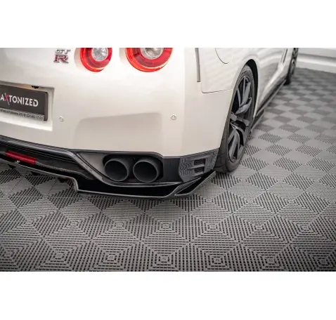 Arriere Splitter (avec une barre verticale) Nissan GTR R35 Facelift
