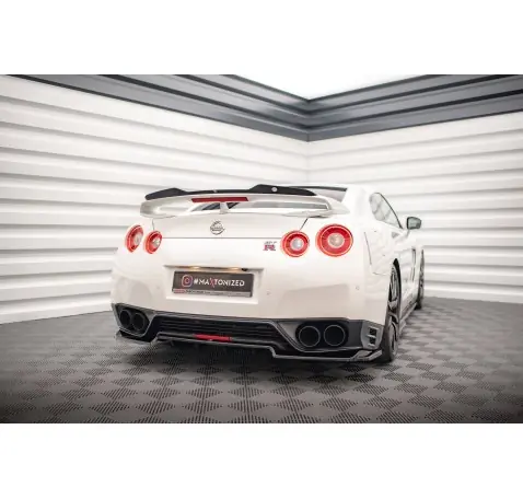 Arriere Splitter (avec une barre verticale) Nissan GTR R35 Facelift