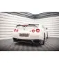 Arriere Splitter (avec une barre verticale) Nissan GTR R35 Facelift