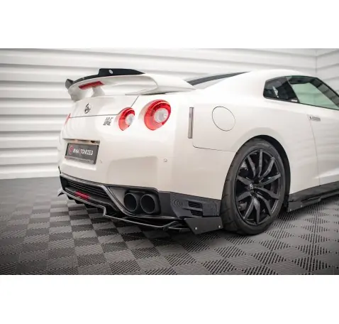 Arriere Splitter + Flaps Nissan GTR R35 Facelift
