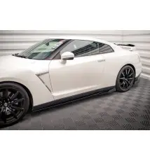 Rajouts Des Bas De Caisse + Ailerons Nissan GTR R35 Facelift