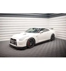 Rajouts Des Bas De Caisse + Ailerons Nissan GTR R35 Facelift