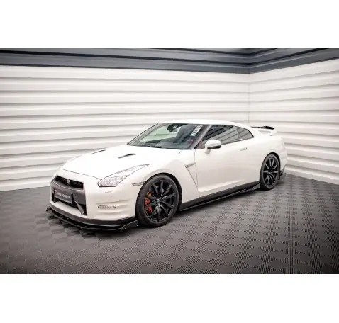 Rajouts Des Bas De Caisse + Ailerons Nissan GTR R35 Facelift