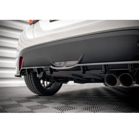 Arriere Splitter (avec une barre verticale) V.2 Toyota Yaris Mk4