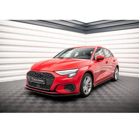 Street Pro Lame Du Pare-Chocs Avant V.1 + Flaps Audi A3 8Y