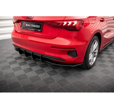 Street Pro Central Diffuseur Arriere Audi A3 Sportback 8Y Street Pro Central Diffuseur Arriere Audi A3 Sportback 8Y