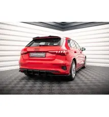 Street Pro Diffuseur Arrière Complet + Flaps Audi A3 Sportback 8Y