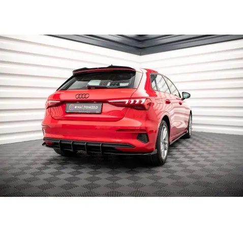 Street Pro Diffuseur Arrière Complet + Flaps Audi A3 Sportback 8Y Street Pro Diffuseur Arrière Complet + Flaps Audi A3 Sportback 8Y