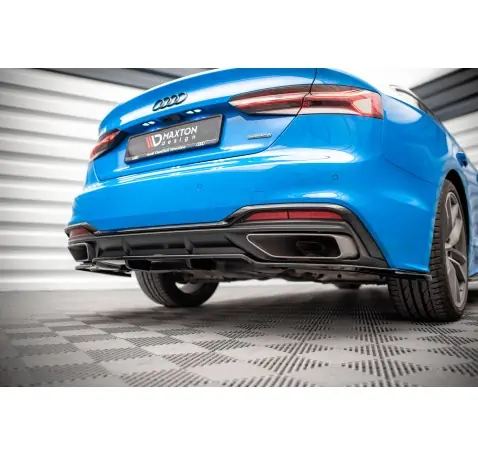 Arriere Splitter (avec une barre verticale) Audi A5 S-Line F5 Facelift
