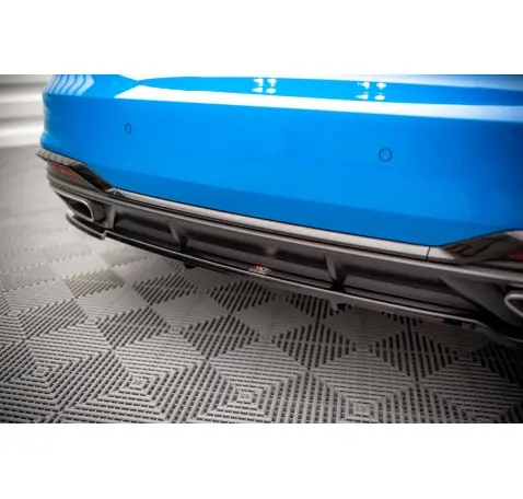 Arriere Splitter (avec une barre verticale) Audi A5 S-Line F5 Facelift