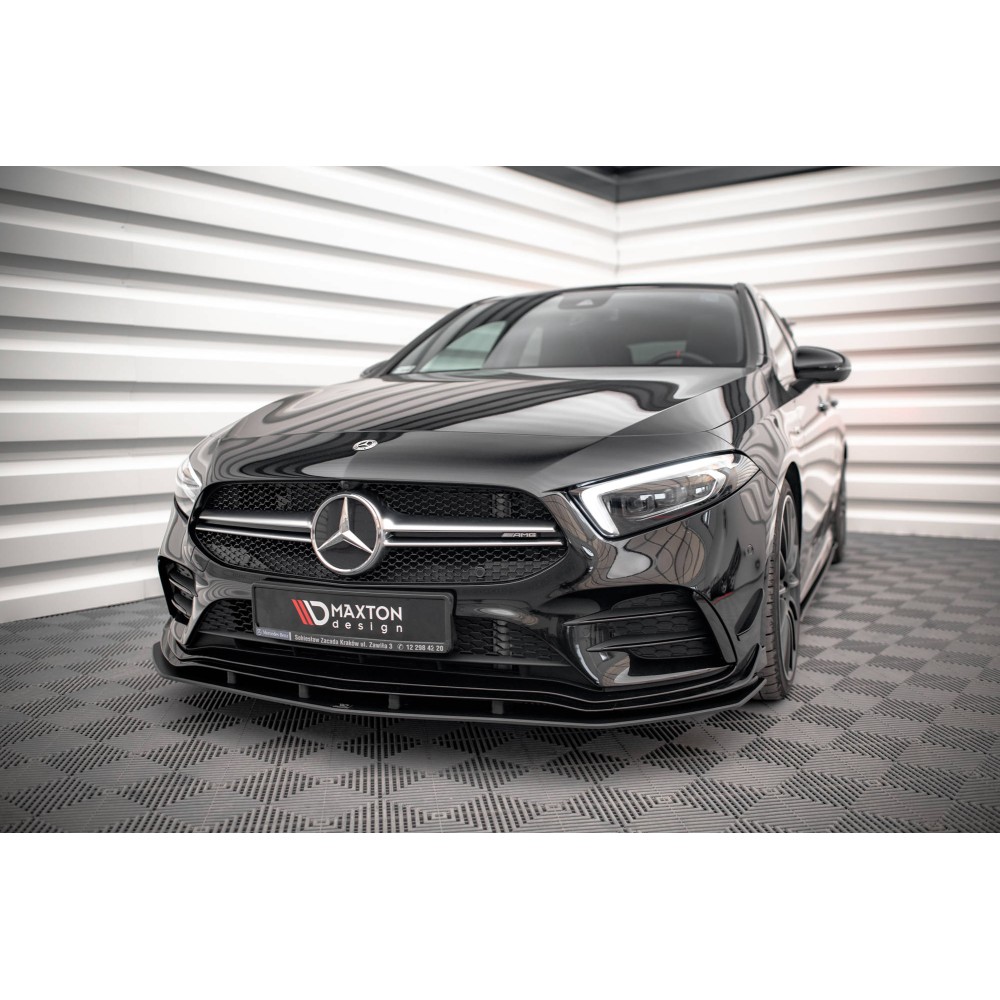 Street Pro Lame Du Pare-Chocs Avant Mercedes A35 AMG / AMG-Line Aero Pack W177