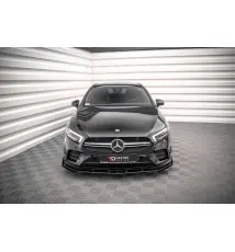 Street Pro Lame Du Pare-Chocs Avant + Flaps Mercedes A35 AMG / AMG-Line Aero Pack W177