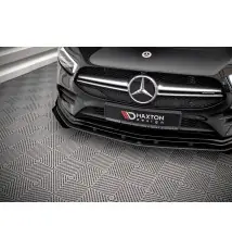 Street Pro Lame Du Pare-Chocs Avant + Flaps Mercedes A35 AMG / AMG-Line Aero Pack W177