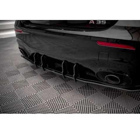 Street Pro Diffuseur Arrière Complet + Flaps Mercedes A35 AMG Hatchback Aero Pack W177